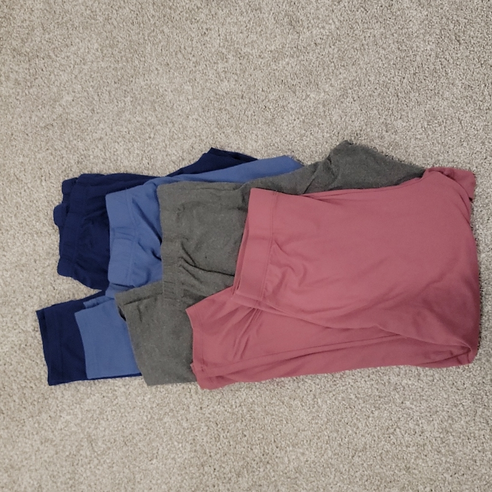 Serra leggings, small medium and large, navy blue, light blue, grey, dusty rose